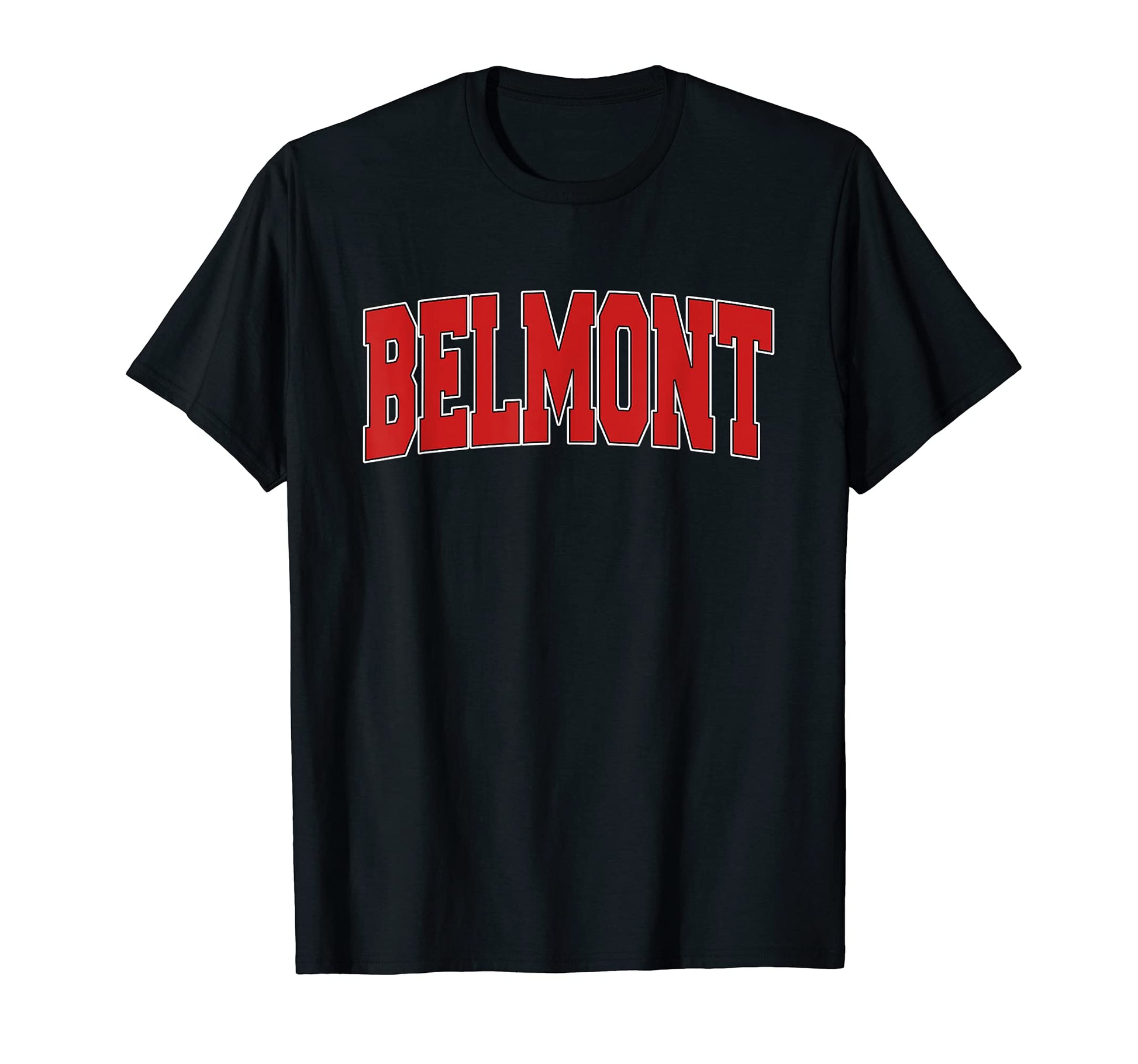 Belmont Nc North Carolina Varsity Usa T-Shirt - Fun Novelty Design Unisex - T-Shirt, Sweatshirt, Hoodie