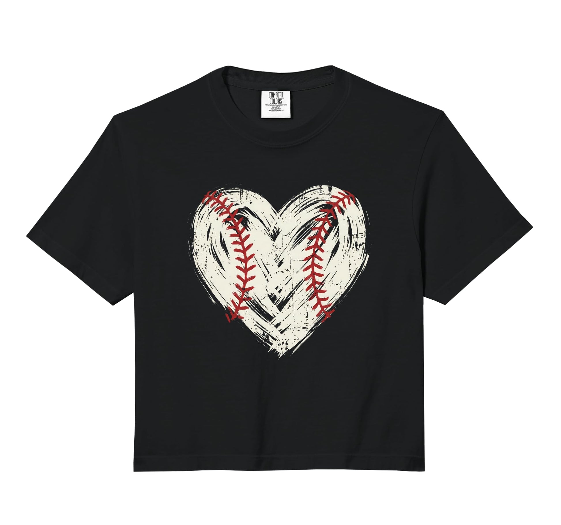 Baseball Heart Stitch Love Softball Mom T-Shirt - Novelty Apparel Unisex - T-Shirt, Sweatshirt, Hoodie