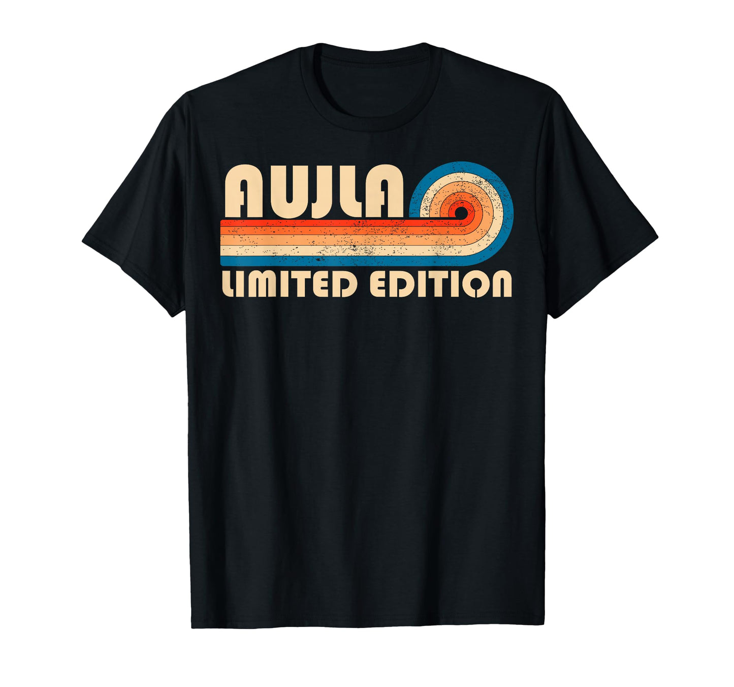 Aujla 70S 80S Sunset Stripe T-Shirt - Graphic Print for Adults - T-Shirt, Sweatshirt, Hoodie