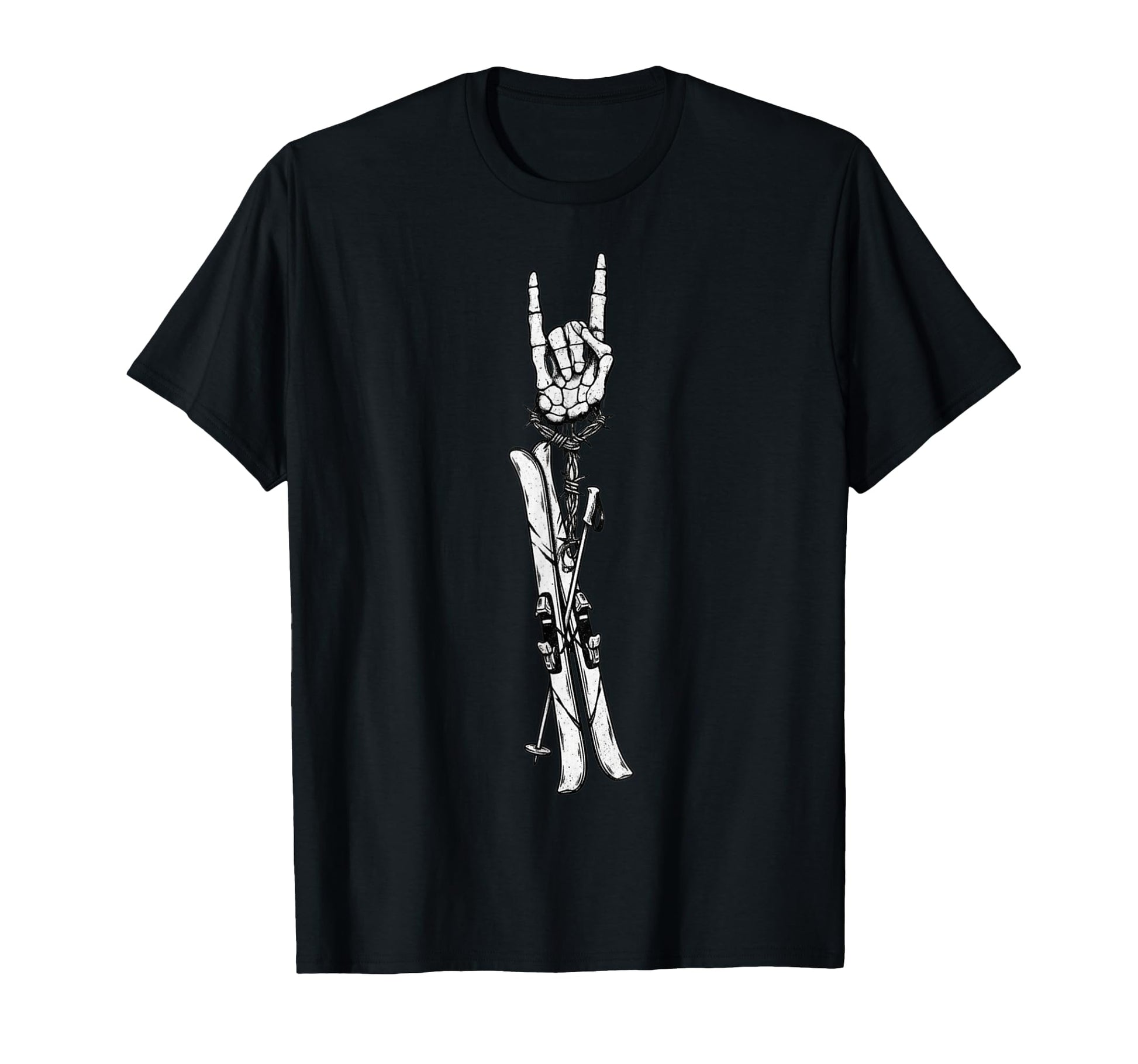 Ski Bum Skiing Skier 90S Alt Metal T-Shirt - Custom Art Print Unisex - T-Shirt, Sweatshirt, Hoodie