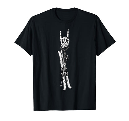 Ski Bum Skiing Skier 90S Alt Metal T-Shirt - Custom Art Print Unisex - T-Shirt, Sweatshirt, Hoodie
