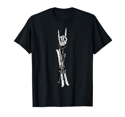 Ski Bum Skiing Skier 90S Alt Metal T-Shirt - Custom Art Print Unisex - T-Shirt, Sweatshirt, Hoodie