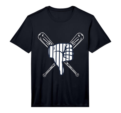Thumbs Down Baseball Performance T-Shirt - Novelty Apparel for Adults - T-Shirt, Sweatshirt, Hoodie