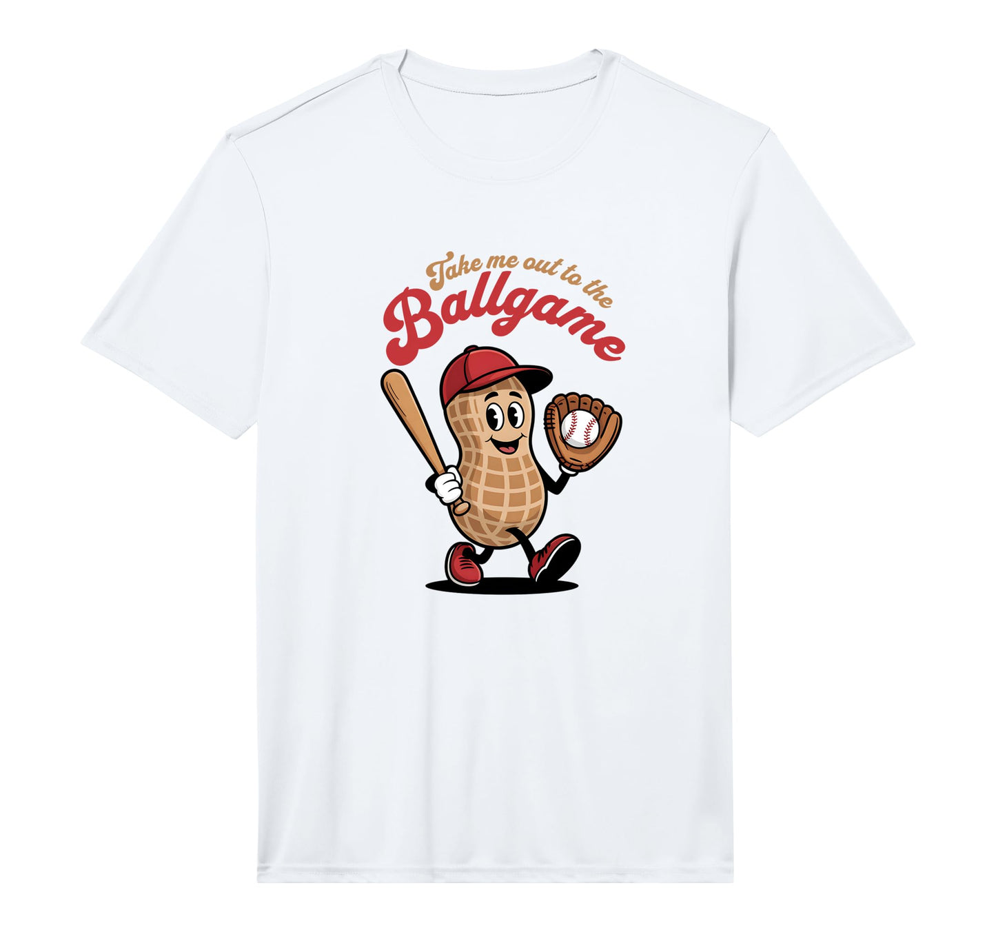 Take Me Out To Ball Game Baseball T-Shirt - Custom Art Print for Adults - T-Shirt, Sweatshirt, Hoodie