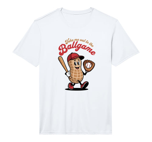 Take Me Out To Ball Game Baseball T-Shirt - Custom Art Print for Adults - T-Shirt, Sweatshirt, Hoodie
