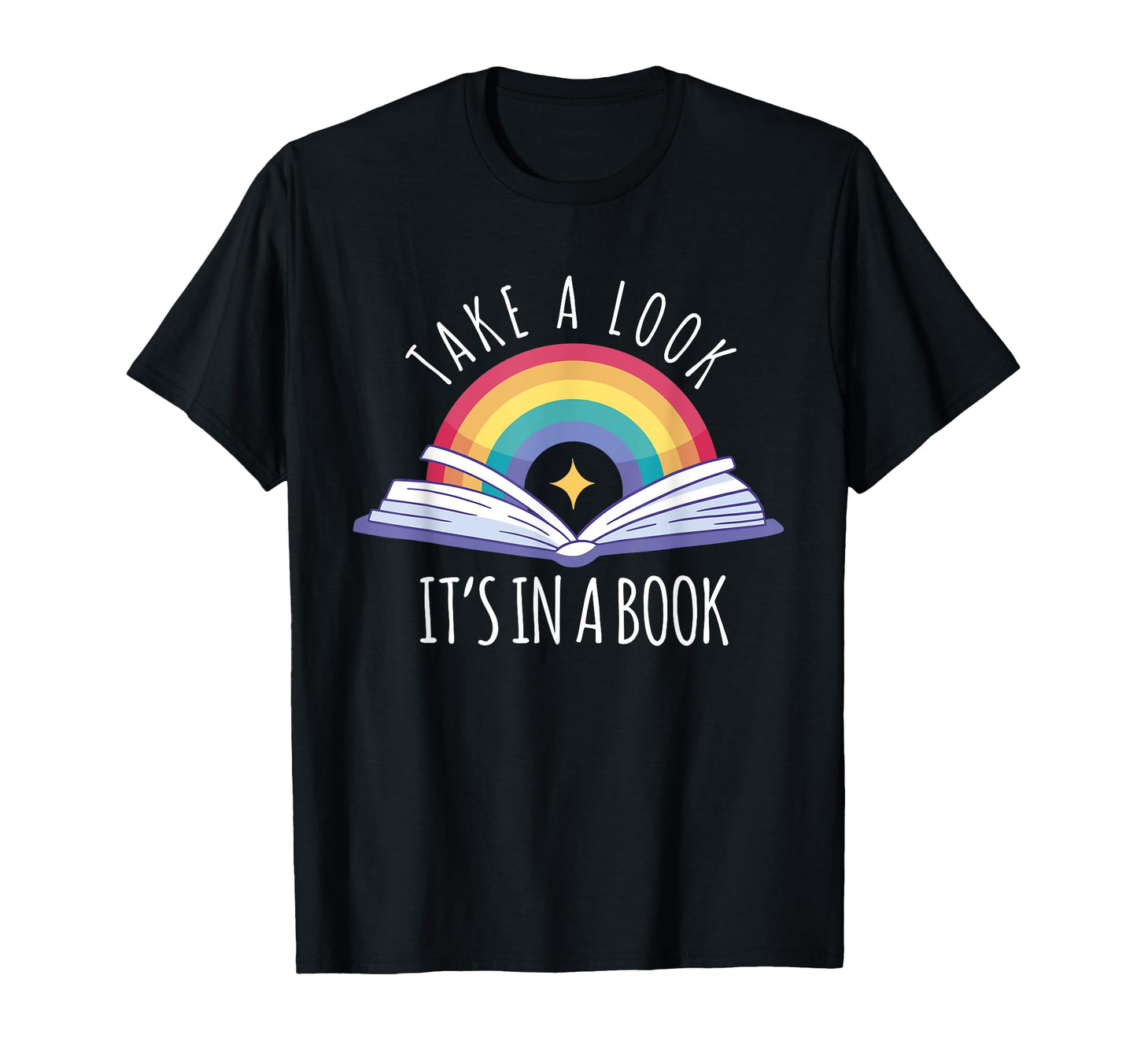 Take Its Book Reading Rainbow T-Shirt - Aesthetic Graphic Men Women - T-Shirt, Sweatshirt, Hoodie