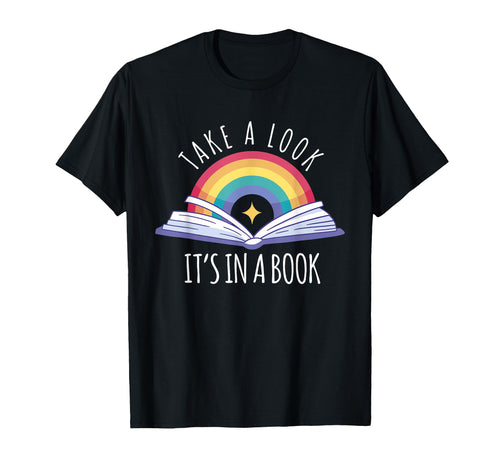 Take Its Book Reading Rainbow T-Shirt - Aesthetic Graphic Men Women - T-Shirt, Sweatshirt, Hoodie