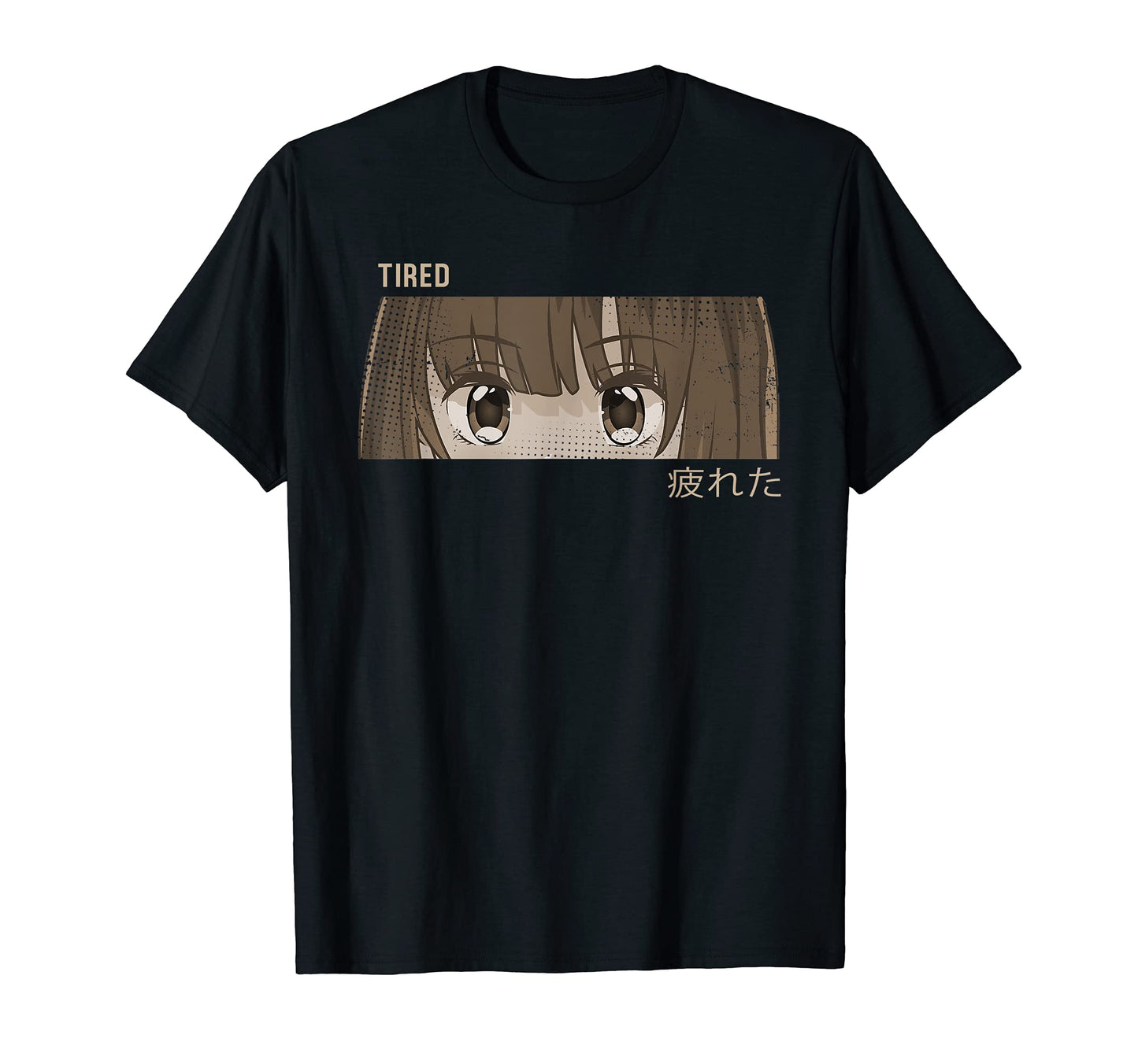 Tired Vaporwave Aesthetic Japan T-Shirt - Minimalist Print Men Women - T-Shirt, Sweatshirt, Hoodie