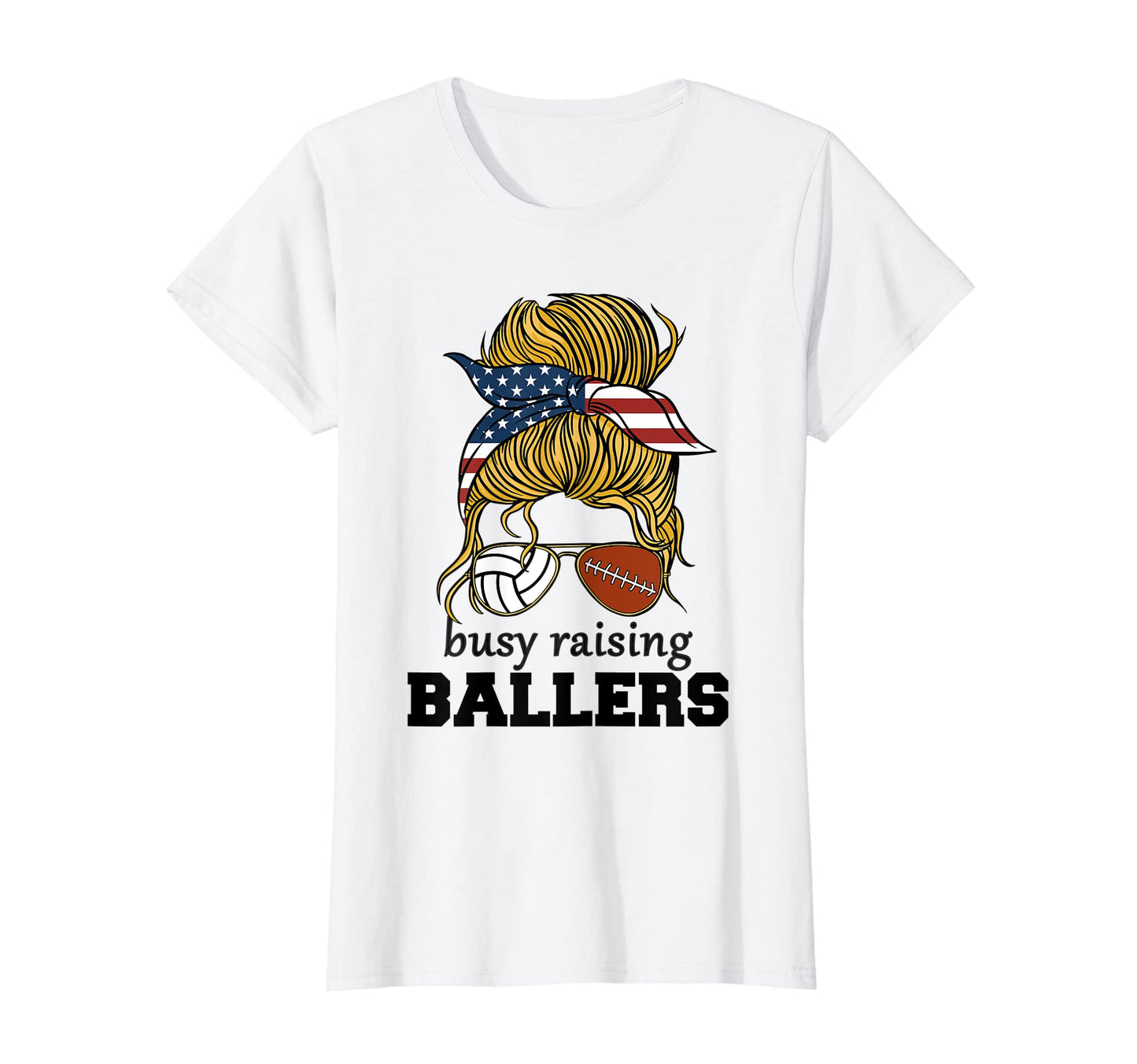 Womens Volleyball And Football Mom Usa T-Shirt - Fun Novelty Design Unisex - T-Shirt, Sweatshirt, Hoodie