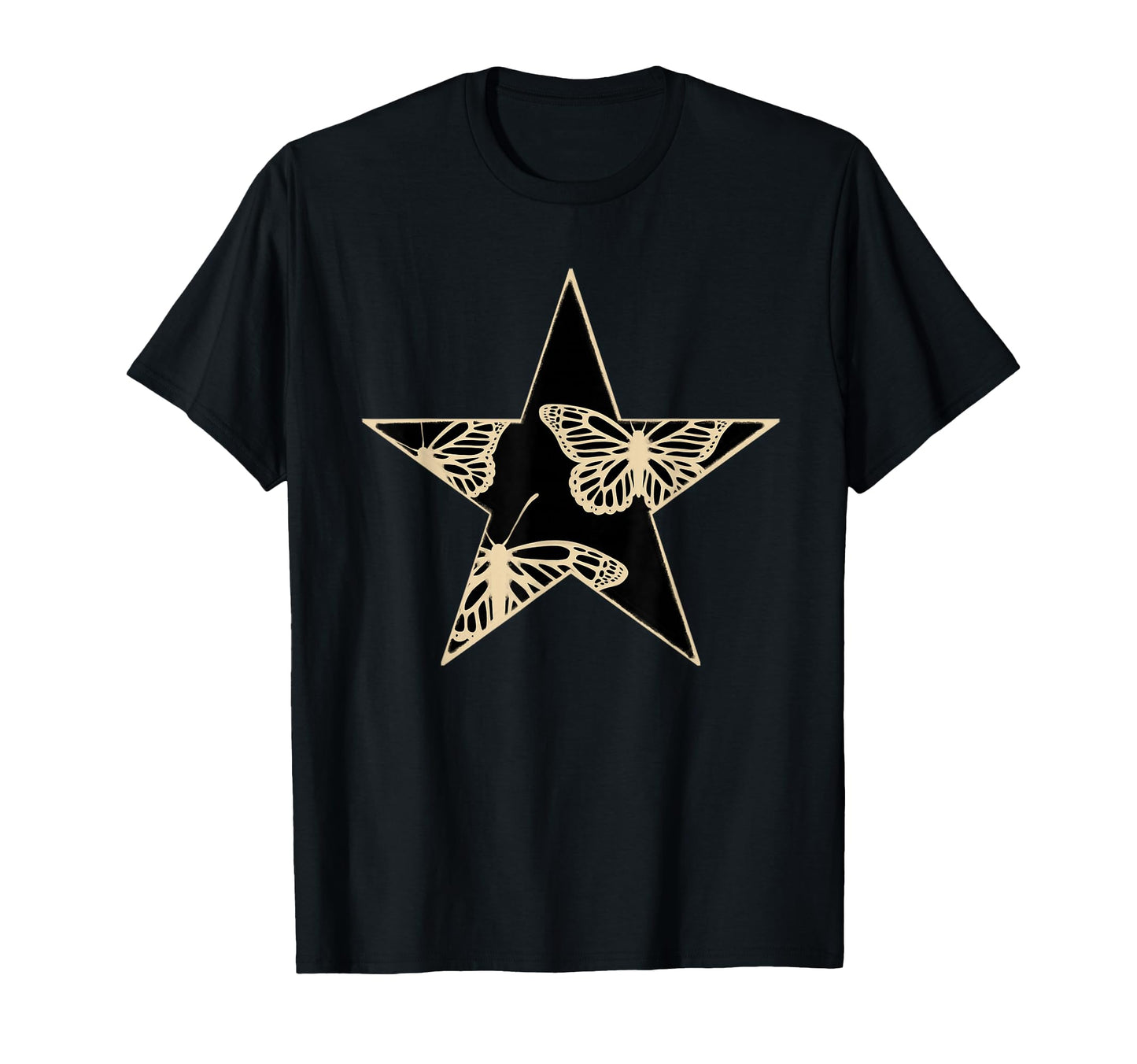 Star Stencil Graffiti Art Egirl Emo T-Shirt - Novelty Apparel for Adults - T-Shirt, Sweatshirt, Hoodie