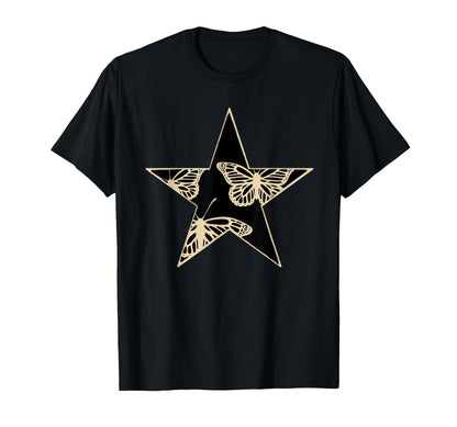 Star Stencil Graffiti Art Egirl Emo T-Shirt - Novelty Apparel for Adults - T-Shirt, Sweatshirt, Hoodie