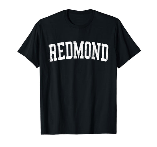 Redmond Wa Distressed White Varsity T-Shirt - Streetwear Style Unisex - T-Shirt, Sweatshirt, Hoodie