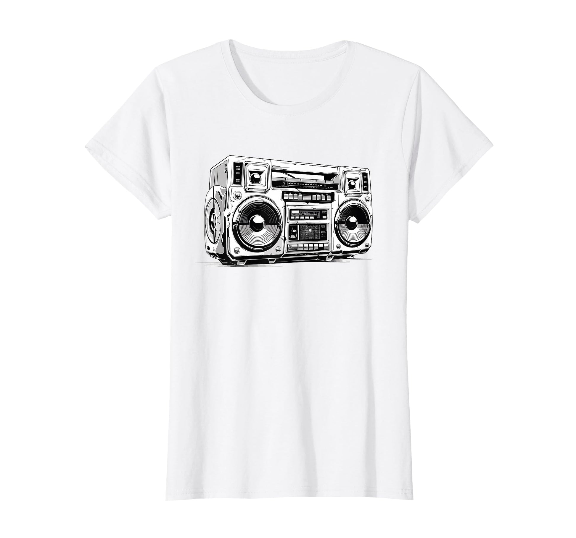 Ghetto Blaster Hip Hop 80S 90S Street T-Shirt - Novelty Apparel Men Women - T-Shirt, Sweatshirt, Hoodie