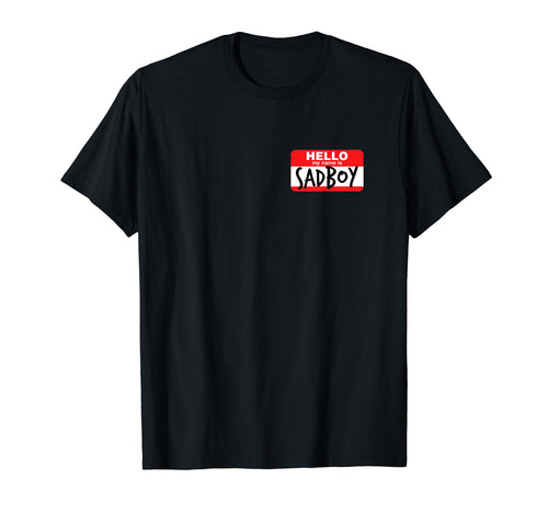 Hello My Name Is Sadboy Vaporwave T-Shirt - Custom Art Print Unisex - T-Shirt, Sweatshirt, Hoodie