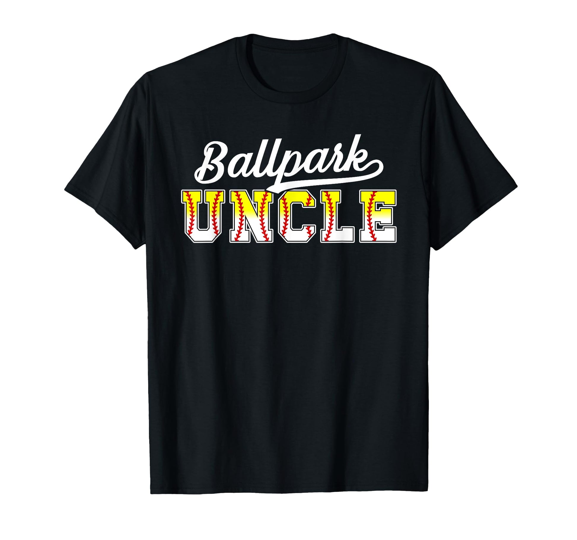 Ballpark Uncle Baseball Softball Uncle T-Shirt - Trendy Graphic for Adults - T-Shirt, Sweatshirt, Hoodie