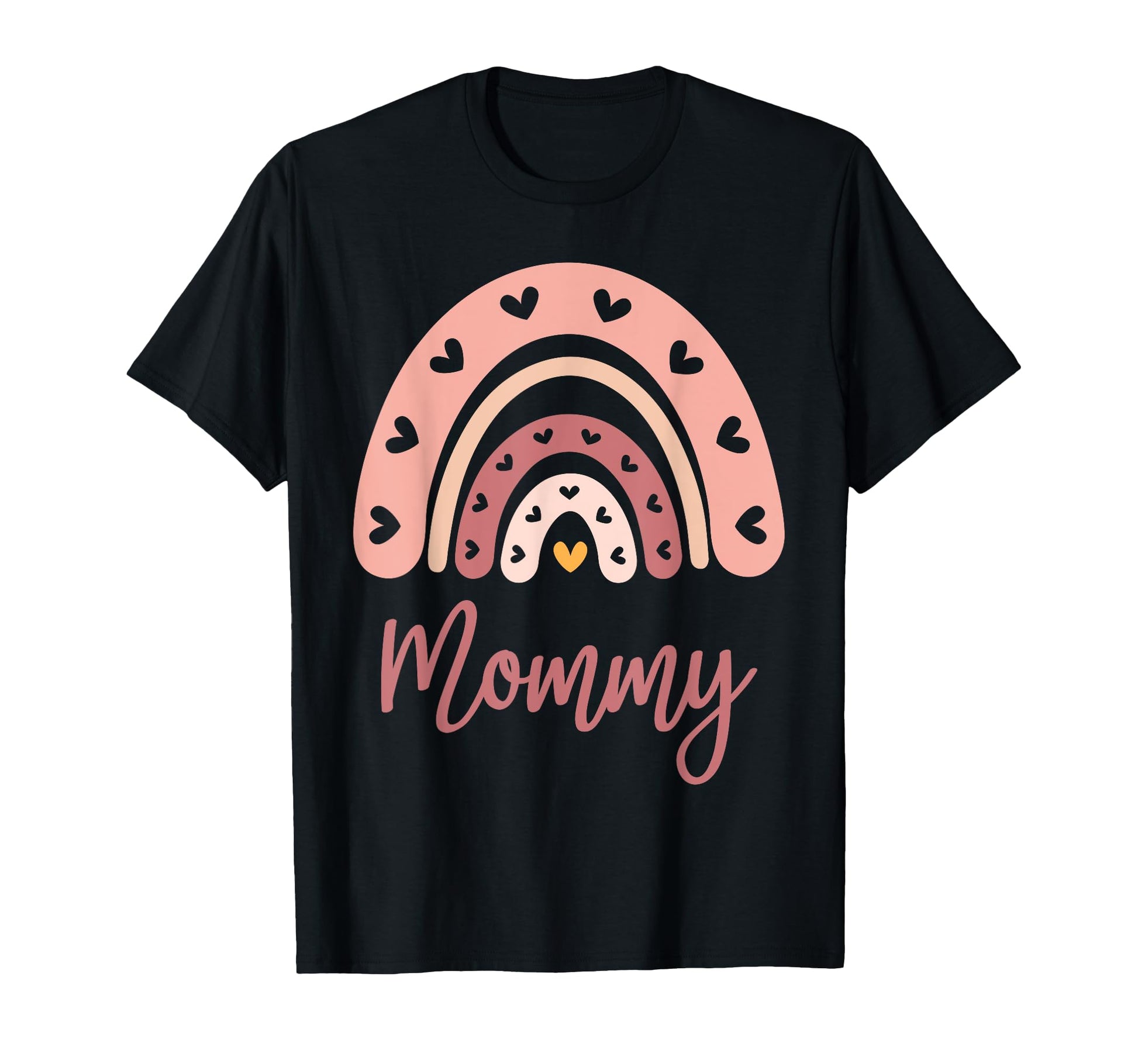 Mommy Birthday Rainbow Boho Mommy T-Shirt - Graphic Print Unisex - T-Shirt, Sweatshirt, Hoodie
