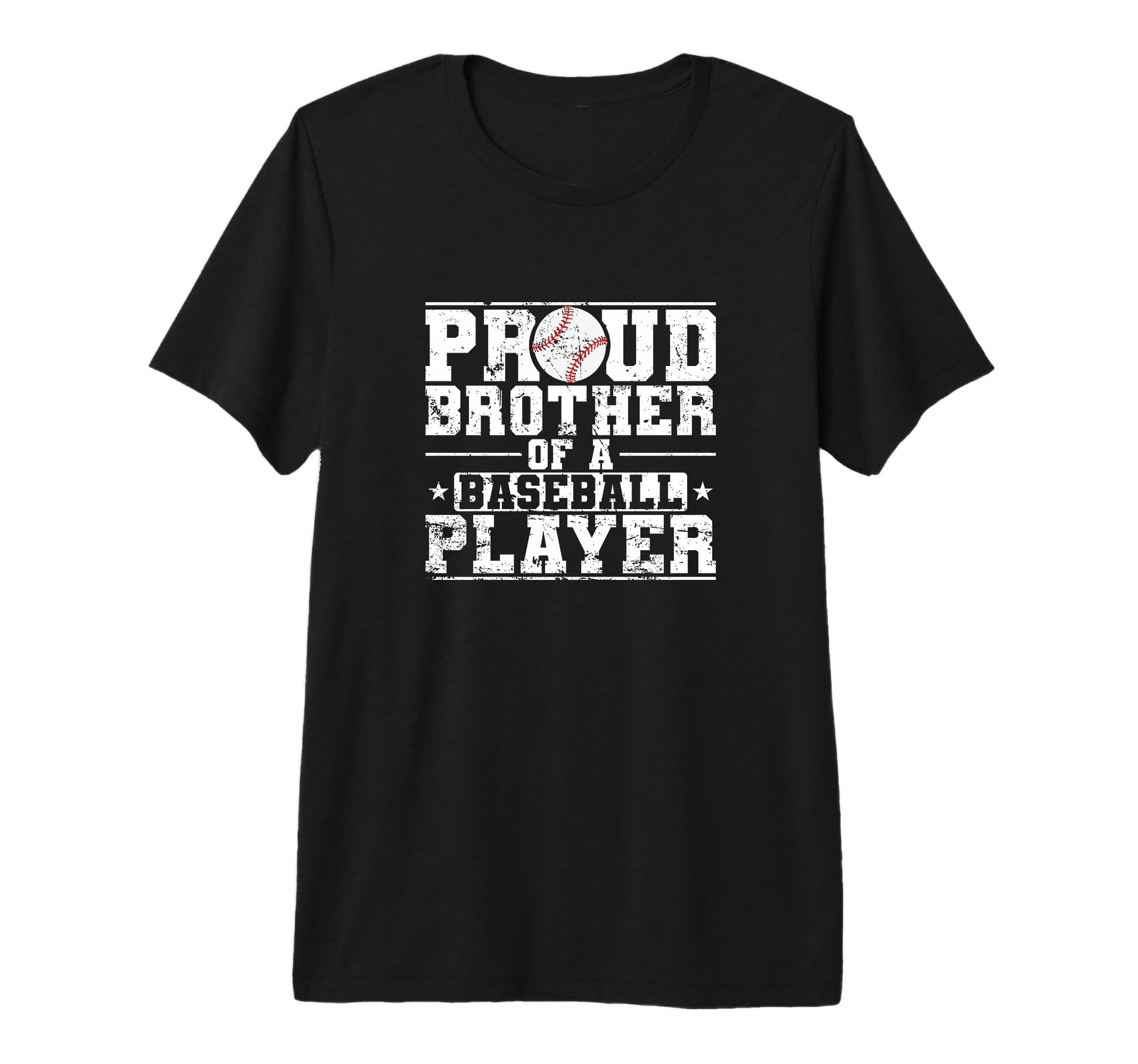 Proud Brother Baseball Player Tri T-Shirt - Novelty Apparel for Adults - T-Shirt, Sweatshirt, Hoodie