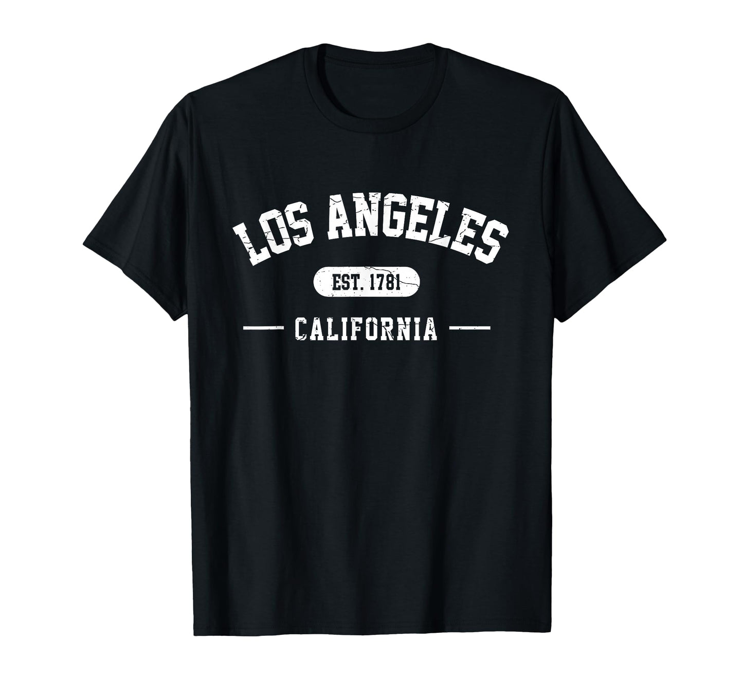 Los Angeles California Est 1781 T-Shirt - Aesthetic Graphic for Adults - T-Shirt, Sweatshirt, Hoodie