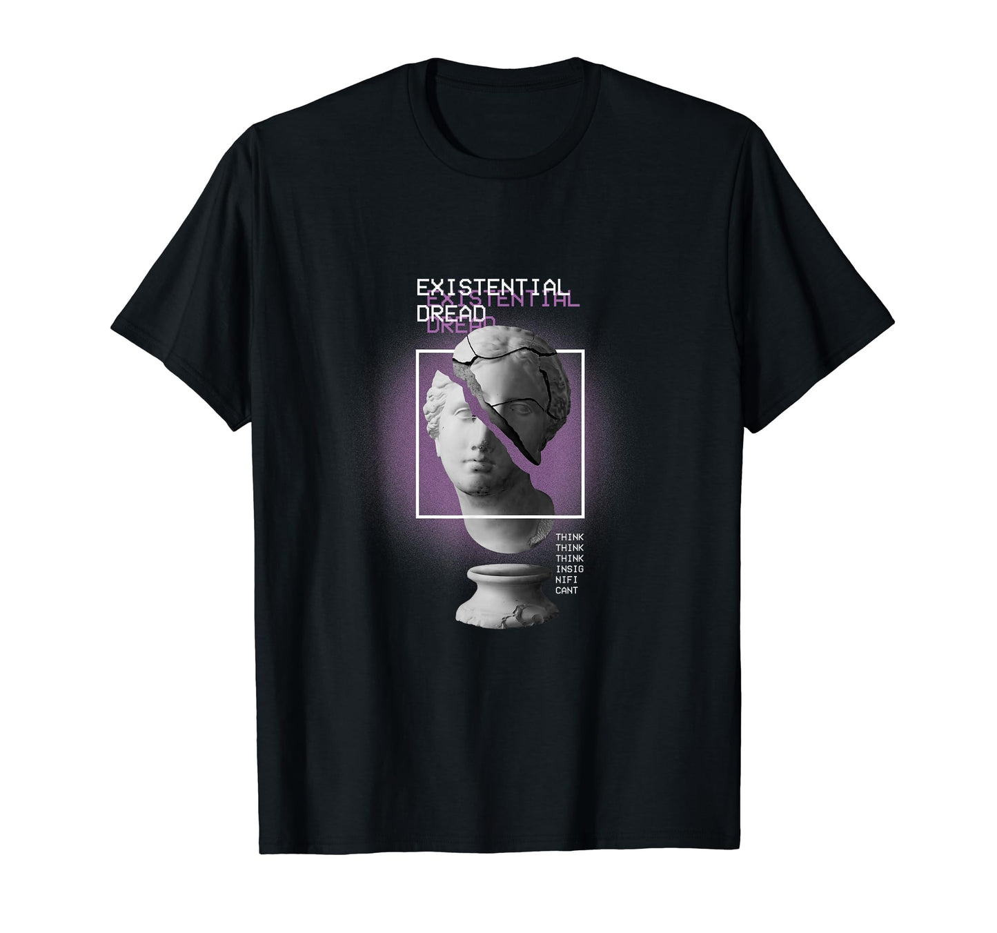 Existential Dread Vaporwave Aesthetic T-Shirt - Minimalist Print Unisex - T-Shirt, Sweatshirt, Hoodie