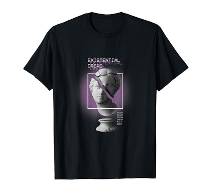 Existential Dread Vaporwave Aesthetic T-Shirt - Minimalist Print Unisex - T-Shirt, Sweatshirt, Hoodie