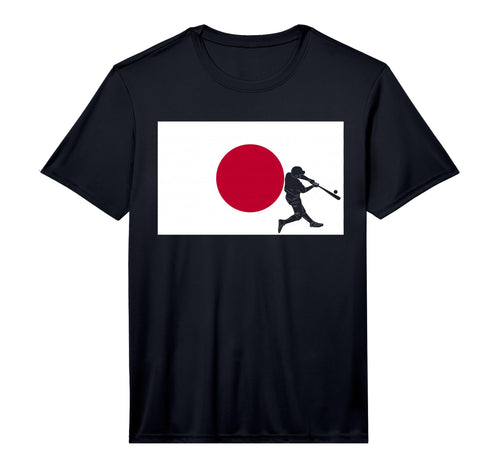 Baseball Game League Japan Flag Asian T-Shirt - Graphic Print Unisex - T-Shirt, Sweatshirt, Hoodie