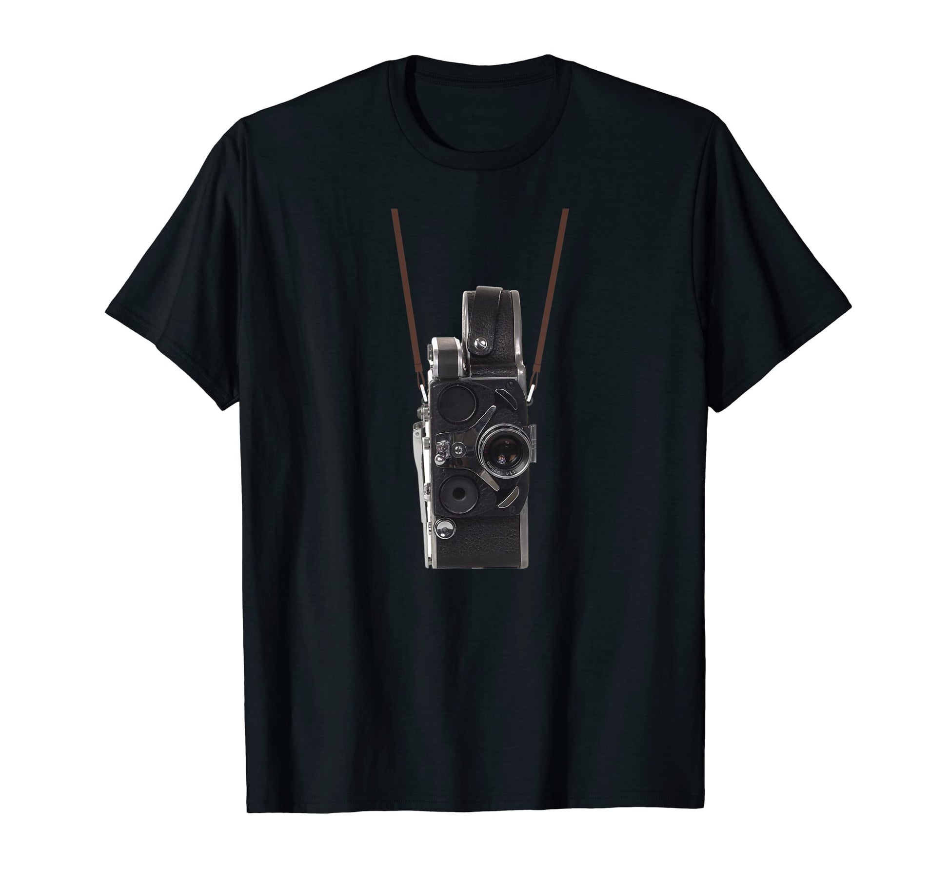 Video Film Camera Neck Strap Funny T-Shirt - Aesthetic Graphic Men Women - T-Shirt, Sweatshirt, Hoodie