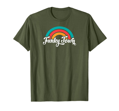 Funky Town Fort Worth Tx Script T-Shirt - Custom Art Print for Adults - T-Shirt, Sweatshirt, Hoodie