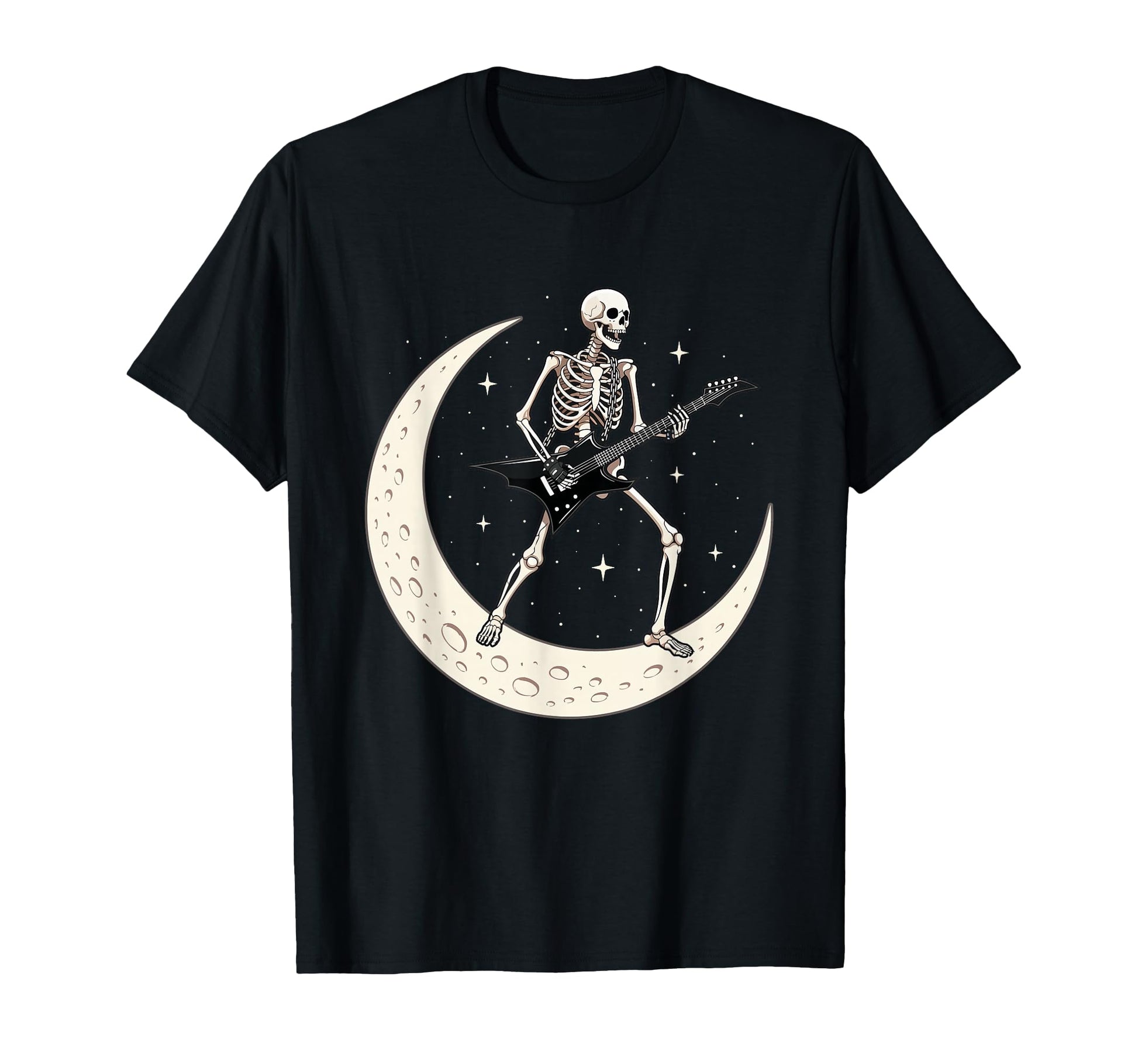 Guitarist Skeleton Guitar Player T-Shirt - Custom Art Print for Adults - T-Shirt, Sweatshirt, Hoodie