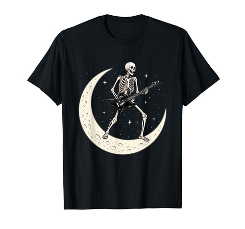 Guitarist Skeleton Guitar Player T-Shirt - Custom Art Print for Adults - T-Shirt, Sweatshirt, Hoodie