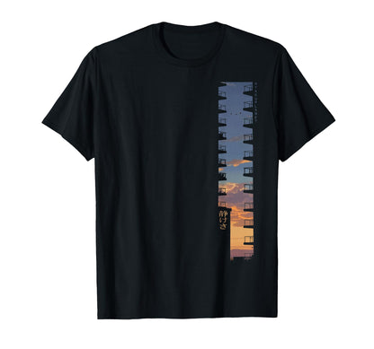 Japan Urban Sunset 90S Vibes Vaporwave T-Shirt - Custom Art Print Unisex - T-Shirt, Sweatshirt, Hoodie