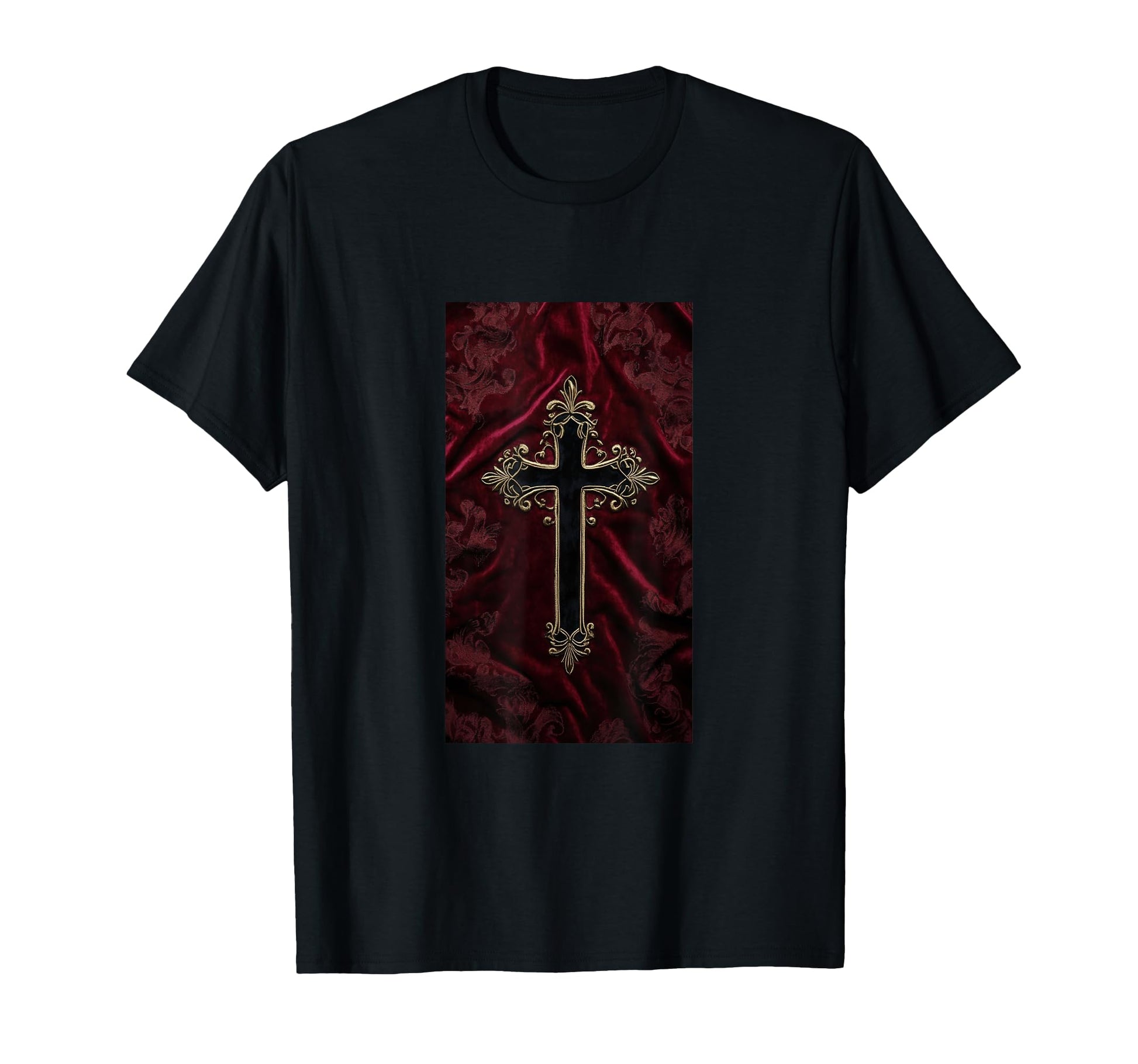Gothic Cross Grunge Aesthetic Y2K T-Shirt - Casual Everyday Wear Men Women - T-Shirt, Sweatshirt, Hoodie