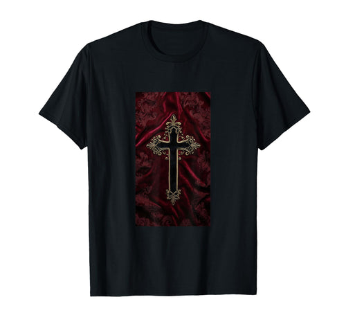Gothic Cross Grunge Aesthetic Y2K T-Shirt - Casual Everyday Wear Men Women - T-Shirt, Sweatshirt, Hoodie