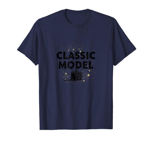 Model 1900S Camera Nostalgia Navy T-Shirt - Streetwear Style for Adults - T-Shirt, Sweatshirt, Hoodie