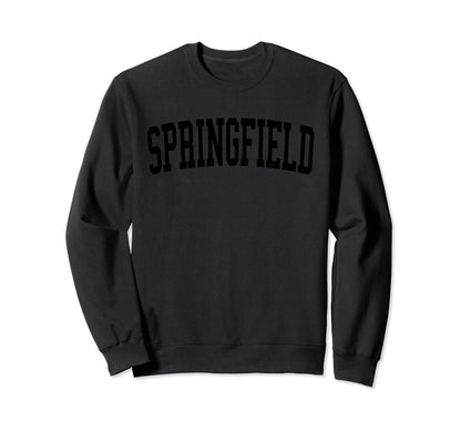 Springfield Ma Distressed Sweatshirt - Casual Everyday Wear Men Women - T-Shirt, Sweatshirt, Hoodie