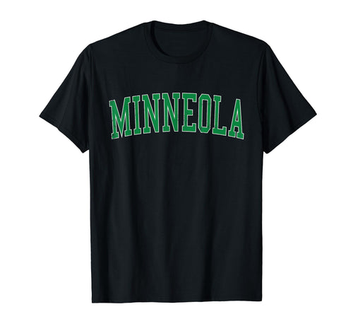 Minneola Fl Distressed Green Varsity T-Shirt - Graphic Print for Adults - T-Shirt, Sweatshirt, Hoodie
