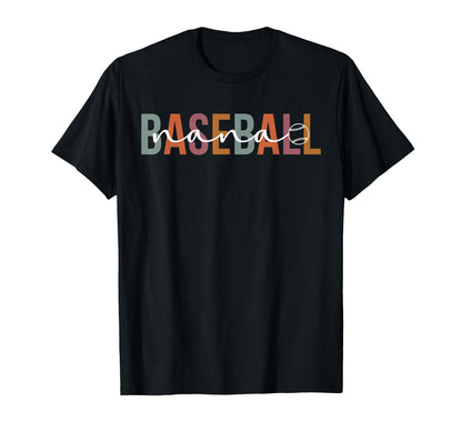 Baseball Nana Grandma Boho Nana T-Shirt - Minimalist Print Men Women - T-Shirt, Sweatshirt, Hoodie