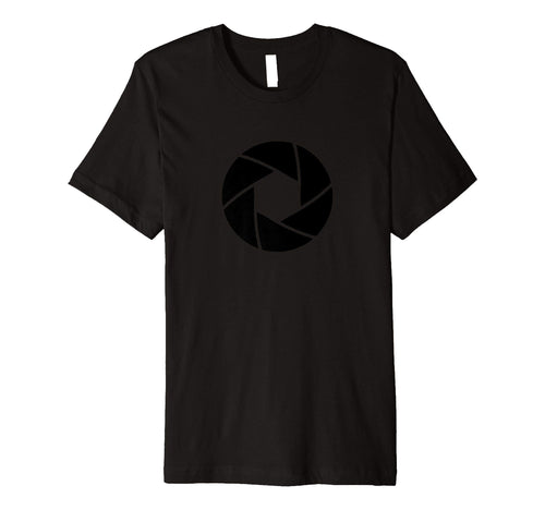 Minimalist Camera Shutter Simple T-Shirt - Novelty Apparel for Adults - T-Shirt, Sweatshirt, Hoodie