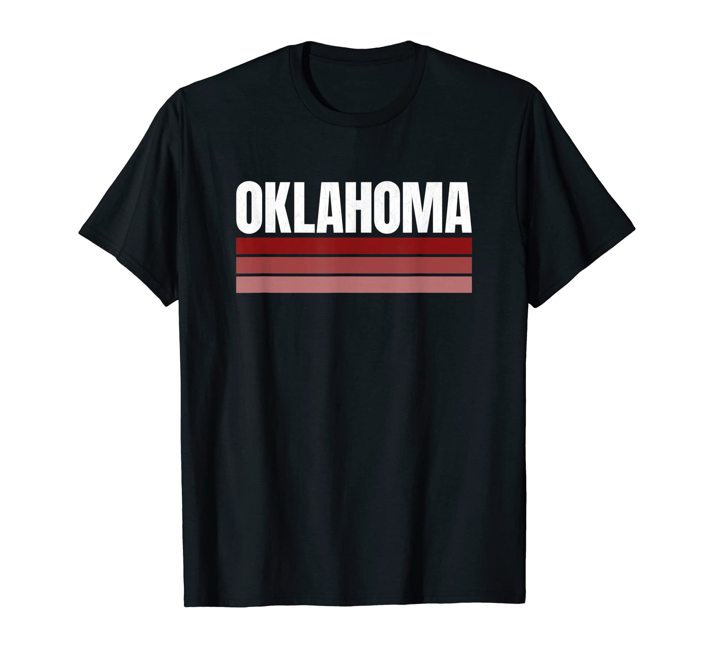 Oklahoma Red White Striped Oklahoma T-Shirt - Novelty Apparel Unisex - T-Shirt, Sweatshirt, Hoodie