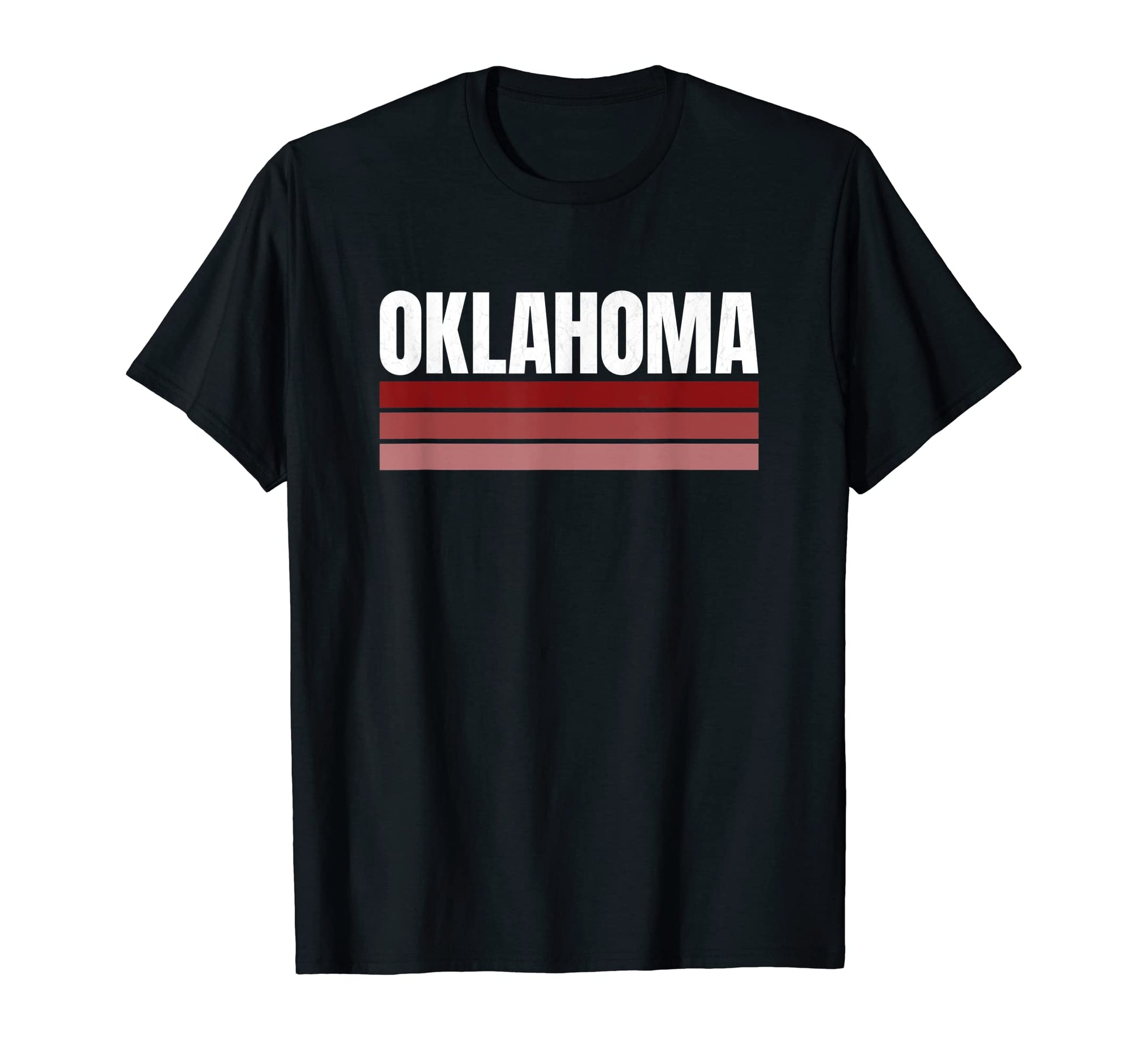 Oklahoma Red White Striped Oklahoma T-Shirt - Novelty Apparel Unisex - T-Shirt, Sweatshirt, Hoodie