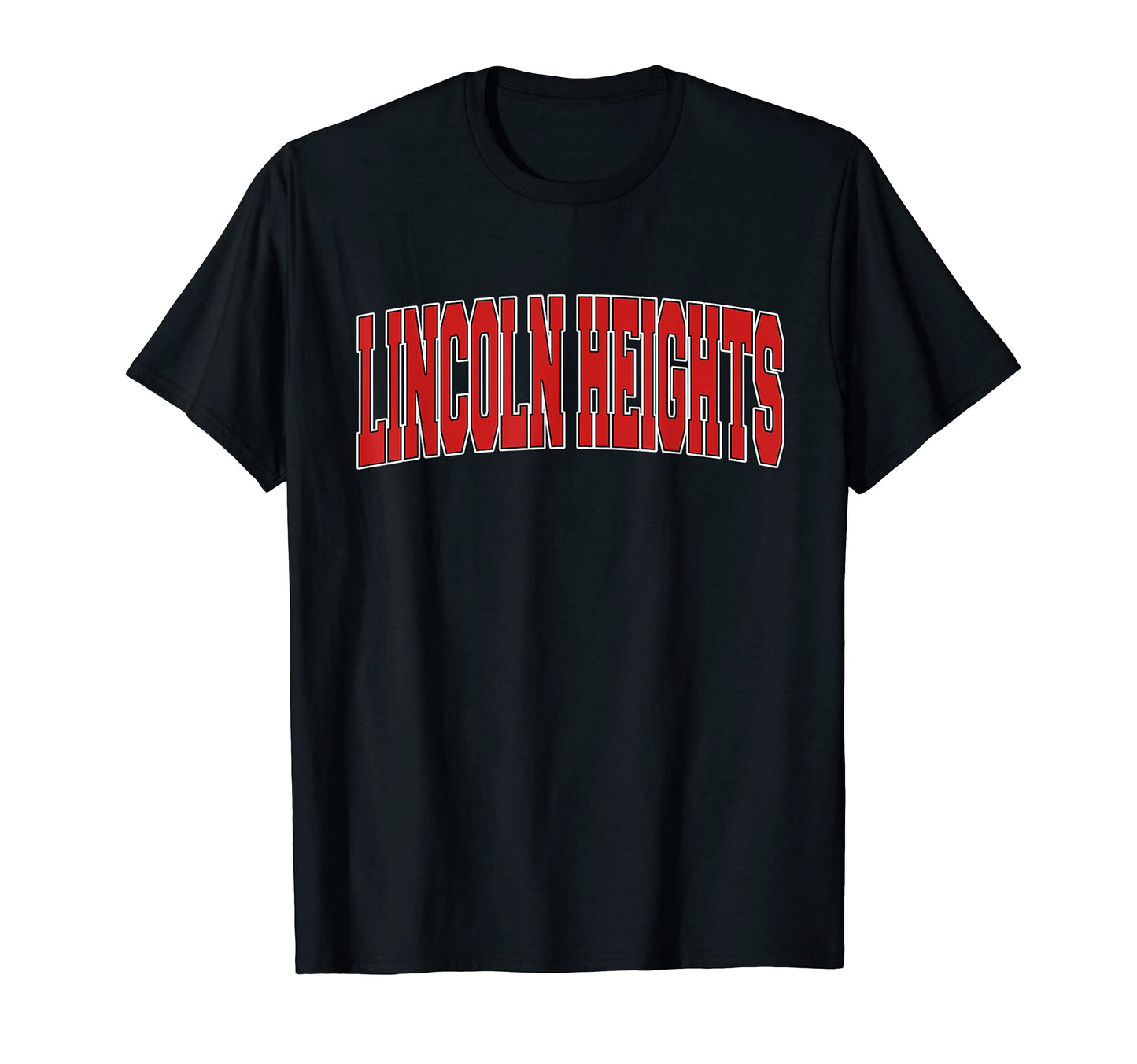Lincoln Heights Oh Ohio Varsity Usa T-Shirt - Aesthetic Graphic for Adults - T-Shirt, Sweatshirt, Hoodie