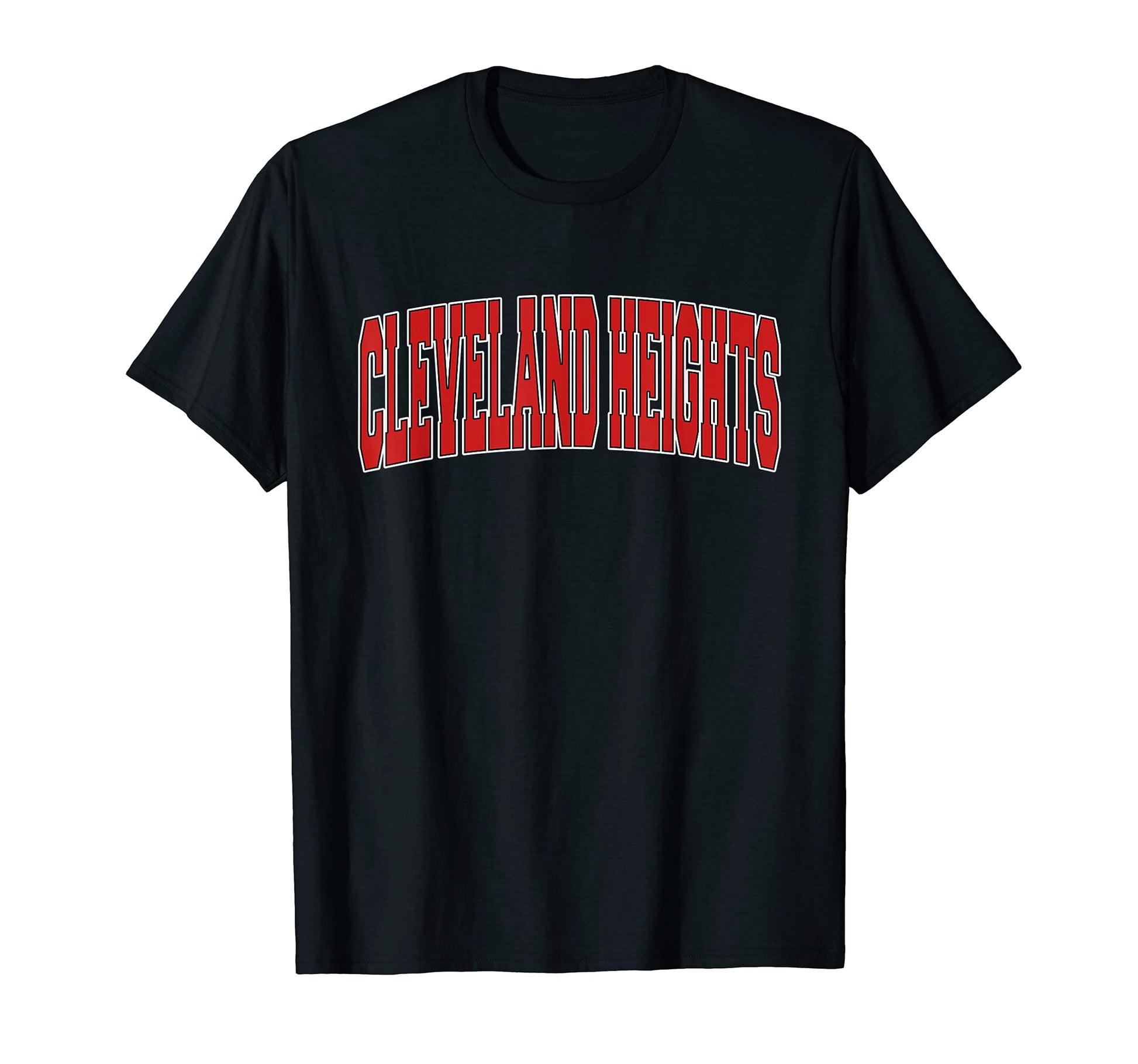 Cleveland Heights Oh Ohio Varsity T-Shirt - Minimalist Print for Adults - T-Shirt, Sweatshirt, Hoodie
