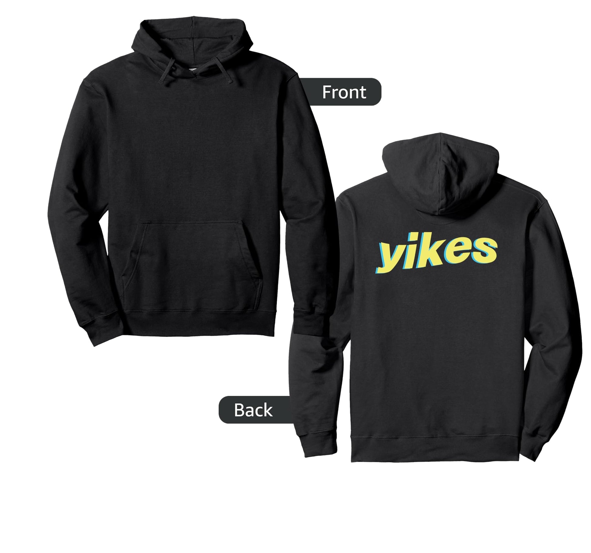 Yikes Aesthetic Vaporwave Grunge Hoodie - Minimalist Print Unisex - T-Shirt, Sweatshirt, Hoodie