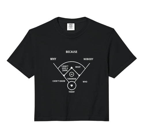 Whos First Baseball Position Joke Sweatshirt - Graphic Print for Adults - T-Shirt, Sweatshirt, Hoodie