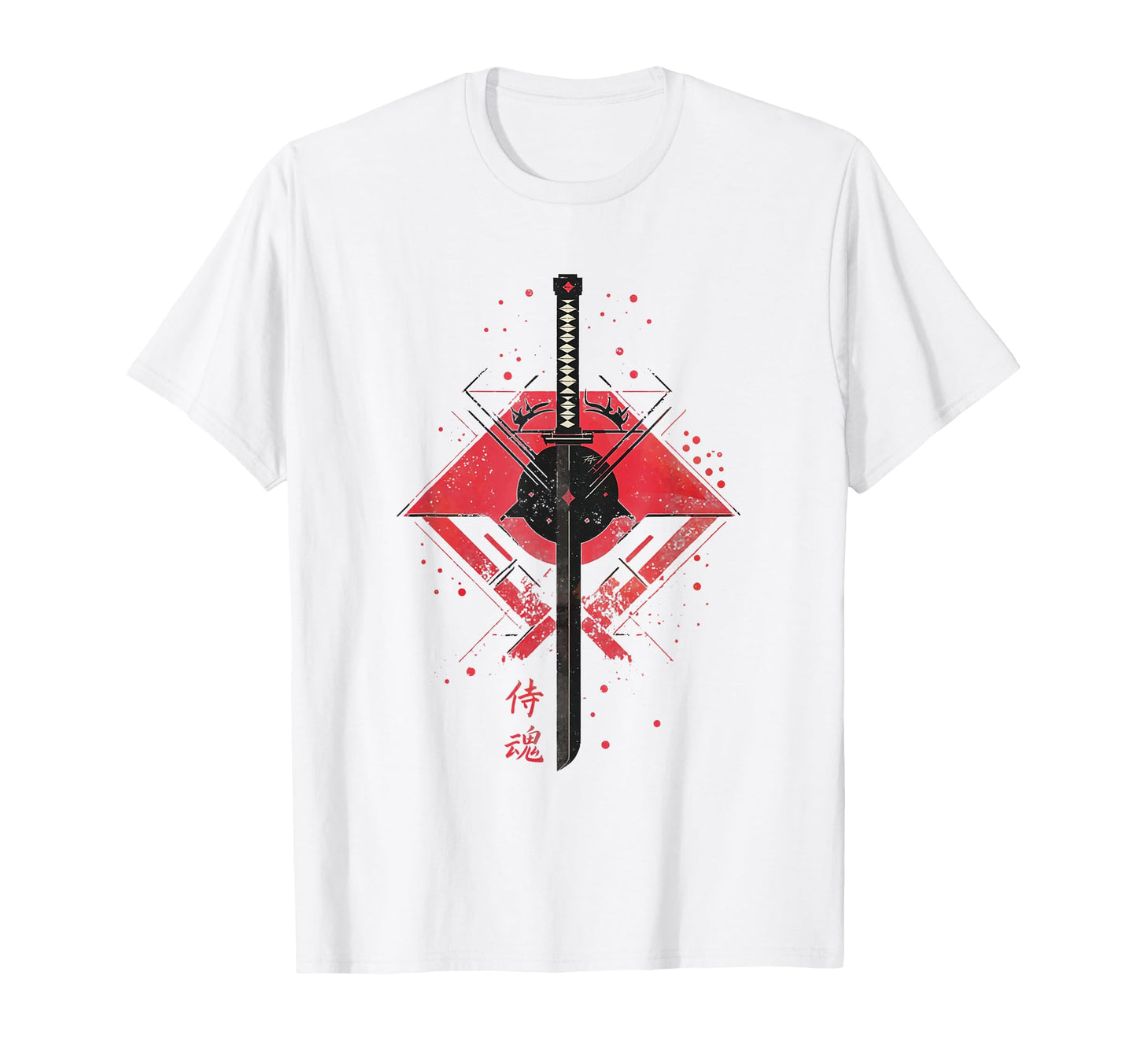 Anime Cyberpunk Samurai Grunge Vaporwave T-Shirt - Minimalist Print Unisex - T-Shirt, Sweatshirt, Hoodie