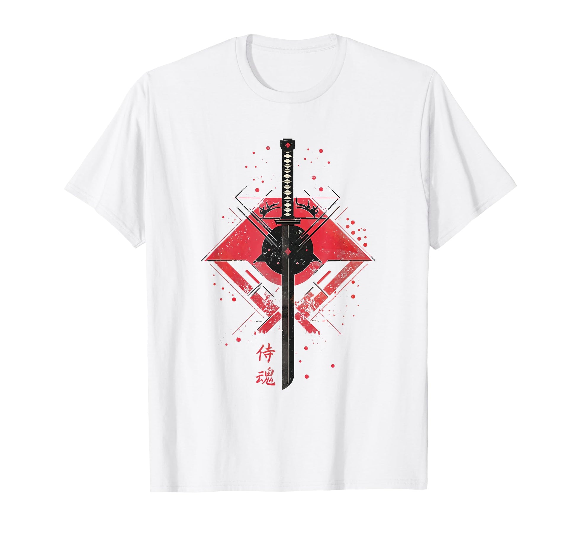 Anime Cyberpunk Samurai Grunge Vaporwave T-Shirt - Minimalist Print Unisex - T-Shirt, Sweatshirt, Hoodie
