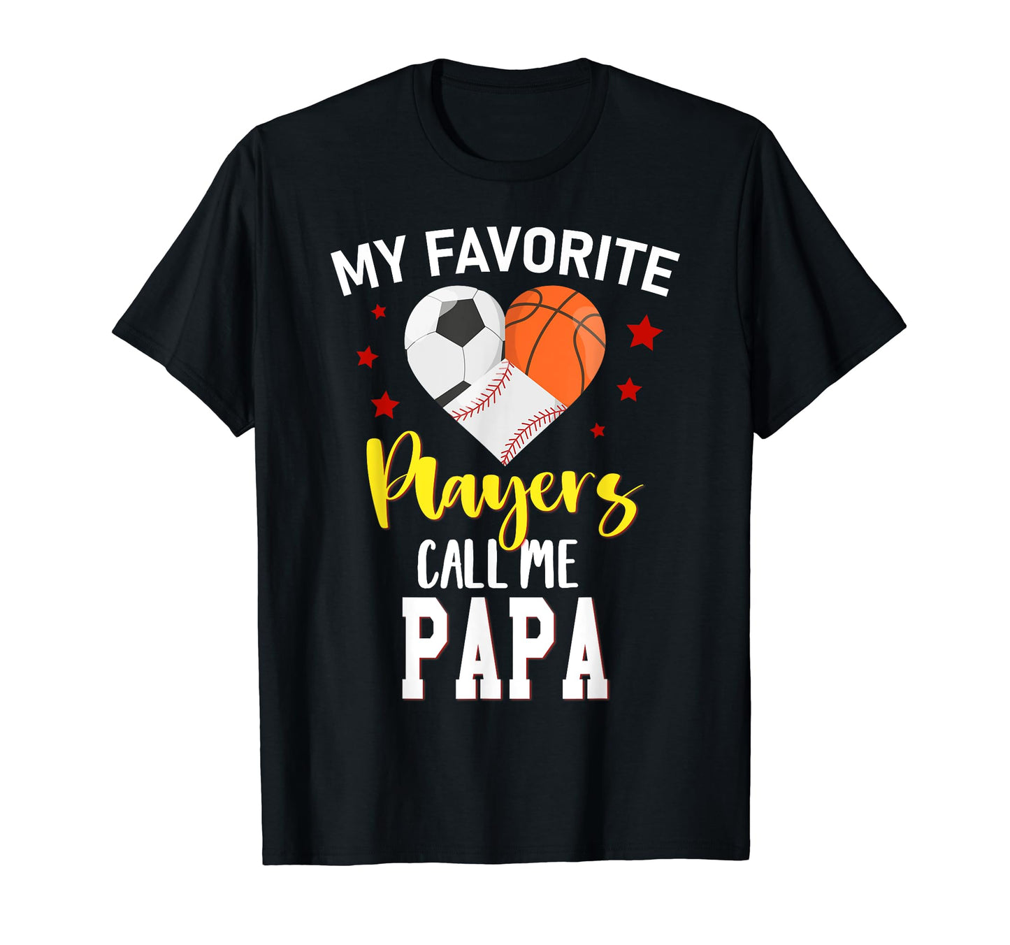 My Favorite Players Baseball Basketball T-Shirt - Custom Art Print Unisex - T-Shirt, Sweatshirt, Hoodie