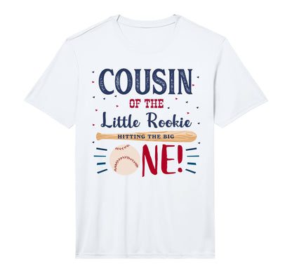 Cousin First Birthday Little Rookie T-Shirt - Streetwear Style for Adults - T-Shirt, Sweatshirt, Hoodie