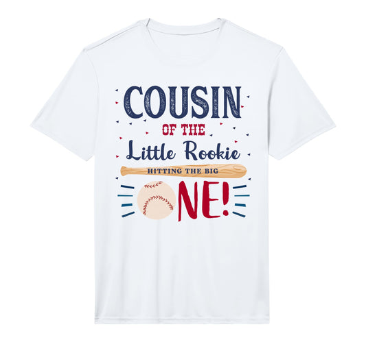 Cousin First Birthday Little Rookie T-Shirt - Streetwear Style for Adults - T-Shirt, Sweatshirt, Hoodie