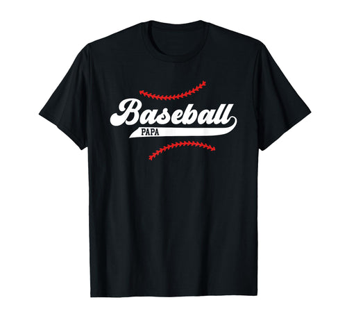 Baseball Papa Baseball Player Papa T-Shirt - Novelty Apparel for Adults - T-Shirt, Sweatshirt, Hoodie