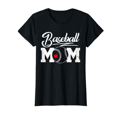 Womens Proud Baseball Mom Supportive Mom T-Shirt - Streetwear Style Unisex - T-Shirt, Sweatshirt, Hoodie